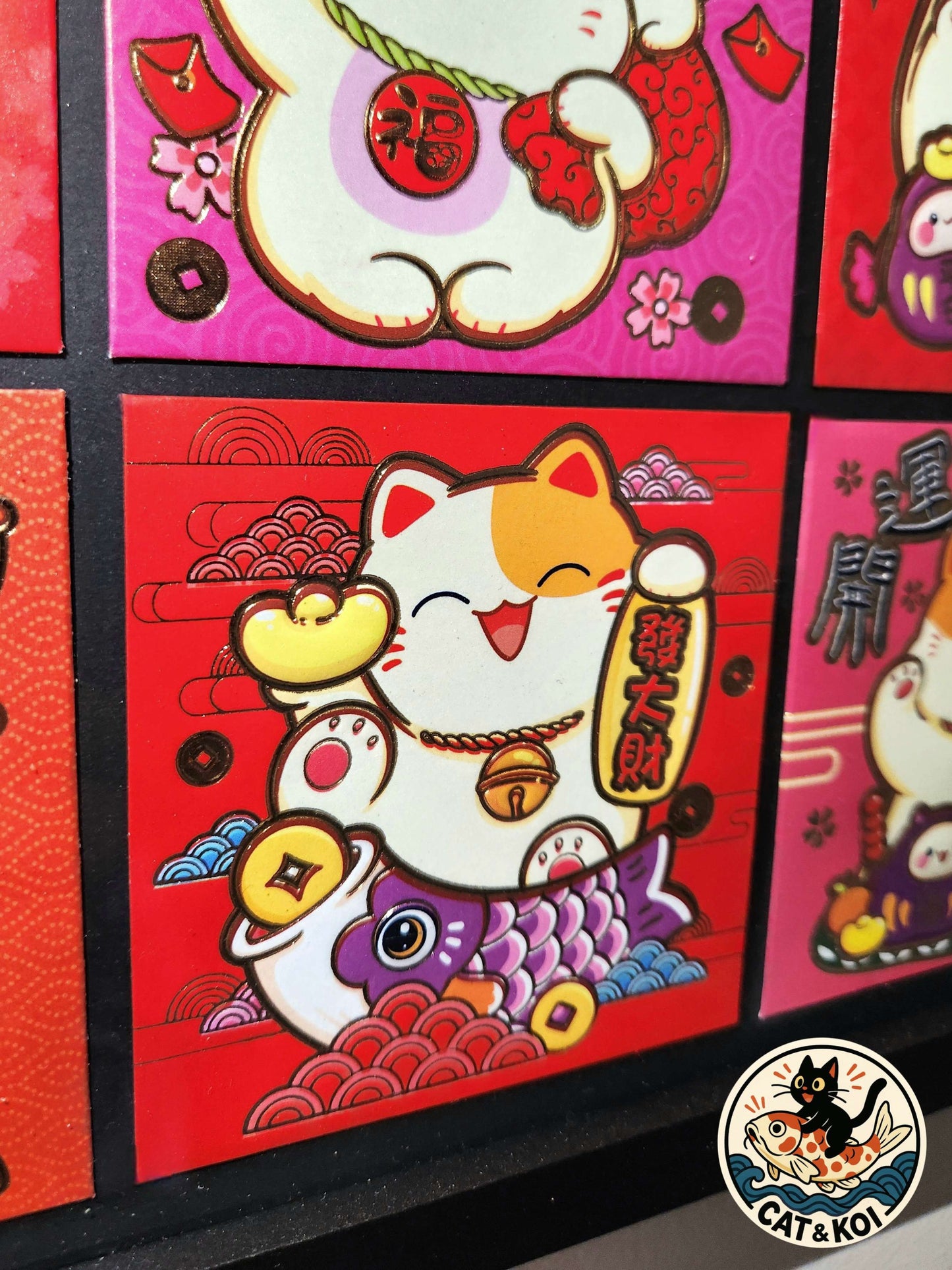 Lucky Cat (Zhao Cai Mao) Wall Art